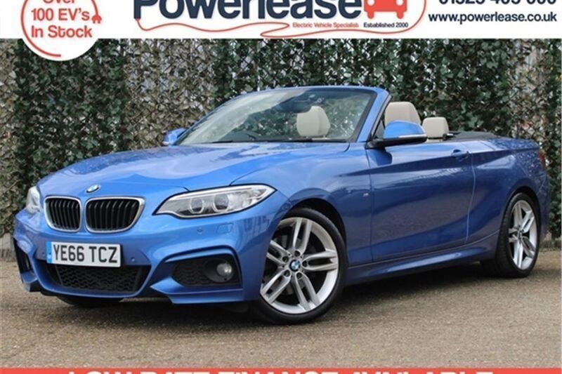 Blue Used 2016 BMW 220 M Sport Cabriolet | £12,989 (Fair price) - Image 1/4