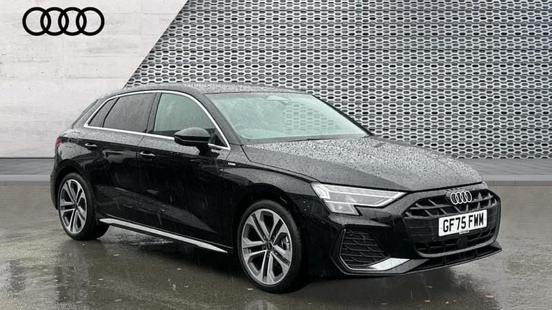 Black New 2025 Audi A3 S-Line | £29,459 (Good price) - Image 1/4