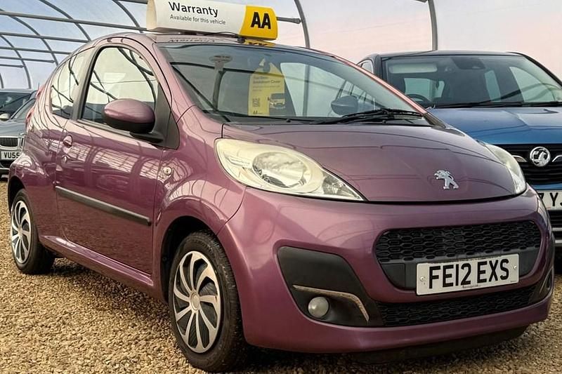 Mauve/purple Used 2012 Peugeot 107 Active Hatchback | £2,999 (Fair price) - Image 1/1