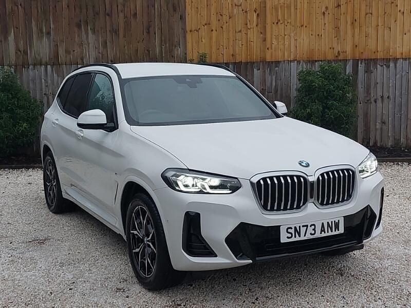White Used 2023 BMW X3 M Sport SUV | £43,998 (Expensive) - Image 1/4
