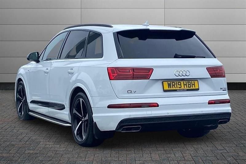 Used Audi Q7 Black Edition 286 HP (210 kW) 2019 Glacier white SUV