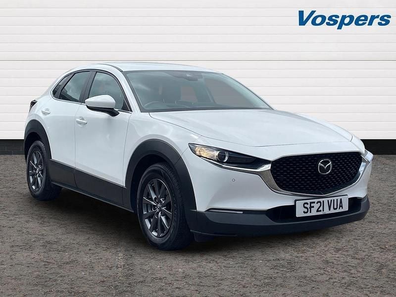 White Used 2021 Mazda CX-30 SUV | £14,400 (Fair price) - Image 1/3