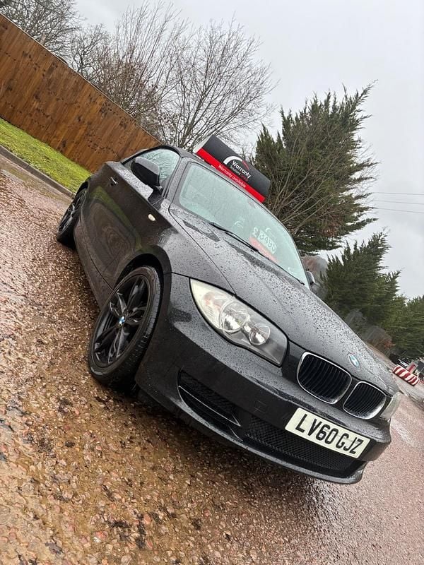 Used BMW 118 Cabriolet M Sport 2010 Black Cabriolet