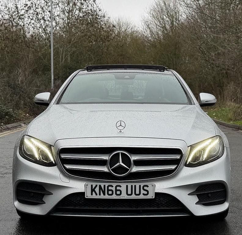 Used Mercedes E220 AMG Line Premium 2016 Silver Sedan