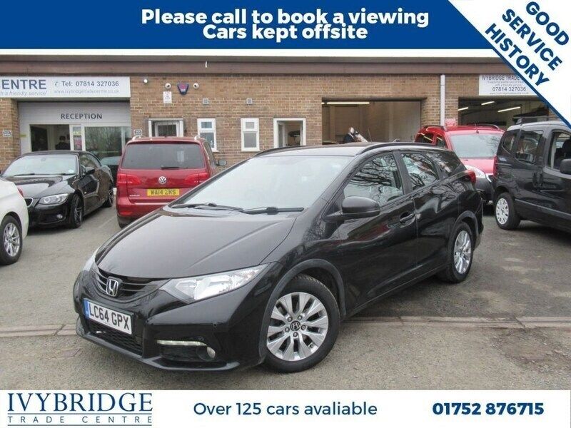 Black Used 2014 Honda Civic SE Plus Estate | £4,795 (Fair price) - Image 1/2
