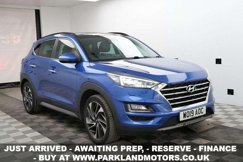 Used Hyundai Tucson Premium SE 136 HP (100 kW) 2019 Blue SUV