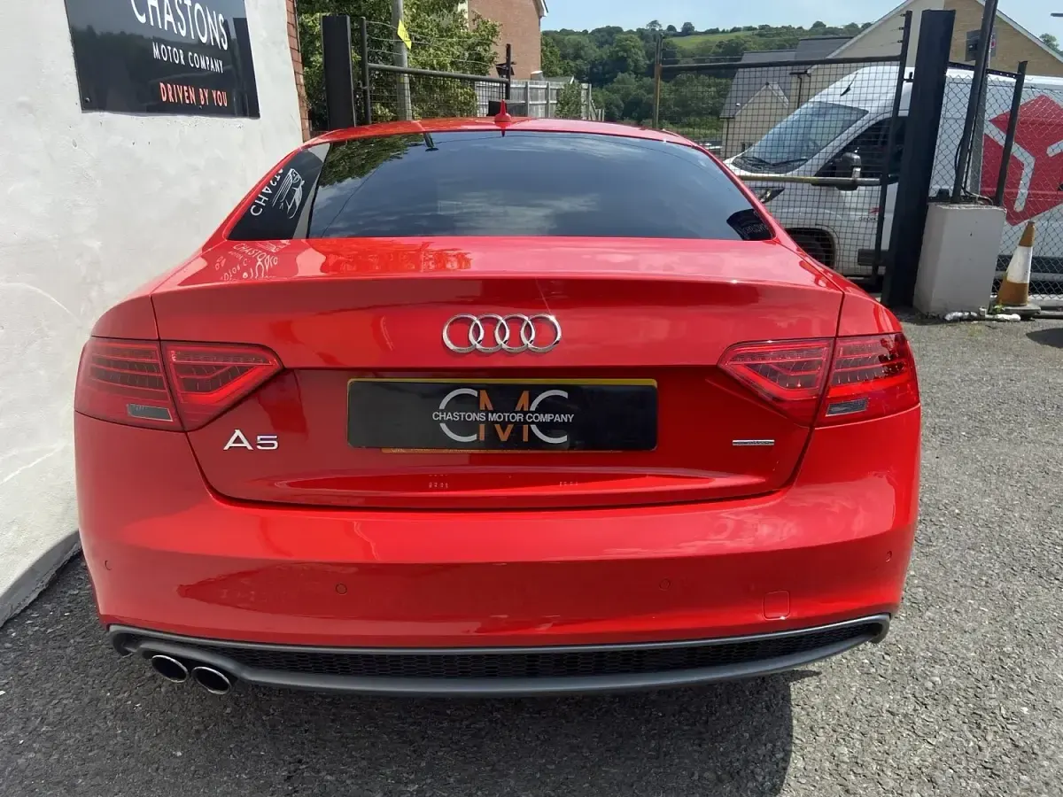 Used Audi A5 Black Edition 177 HP (130 kW) 2013 Red Coupe