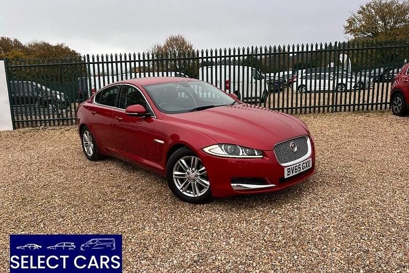 Red Used 2015 Jaguar XF Luxury Sedan | £8,795 (Good price) - Image 1/1