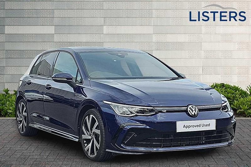 Blue Used 2024 VW Golf VIII R-line Hatchback | £24,990 (Expensive) - Image 1/4