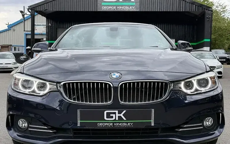 Used BMW 428 Luxury Line 245 HP (180 kW) 2014 Blue Cabriolet