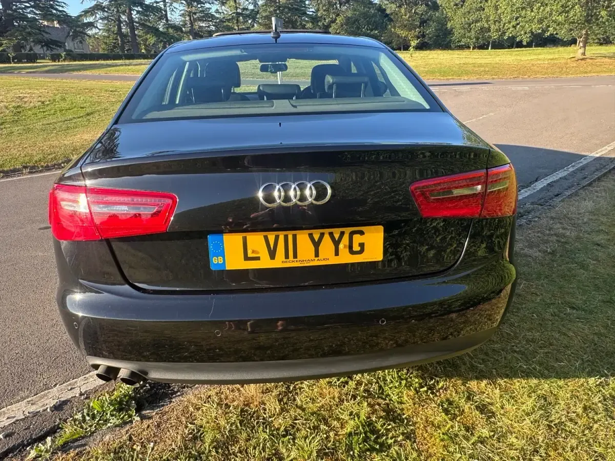 Used Audi A6 2011 Black Sedan