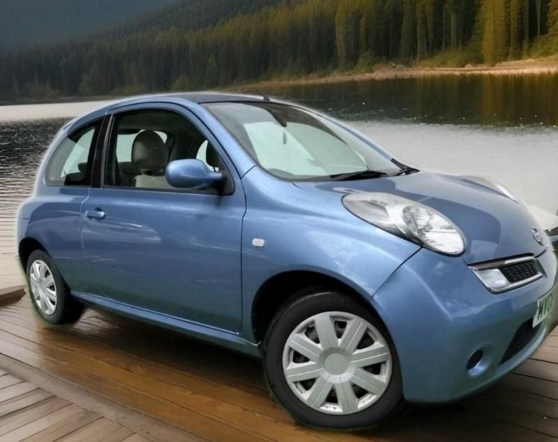 Blue Used 2008 Nissan Micra Acenta Hatchback | £990 (Good price) - Image 1/4