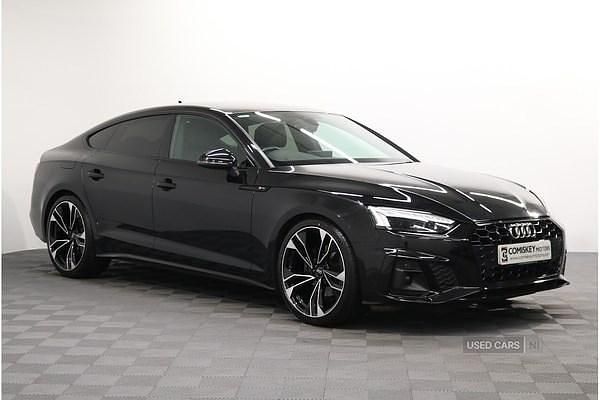 Used Audi A5 S-Line 2022 Black Coupe
