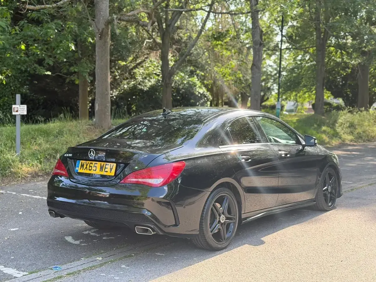 Used Mercedes CLA180 AMG 122 HP (89 kW) 2015 Black Sedan