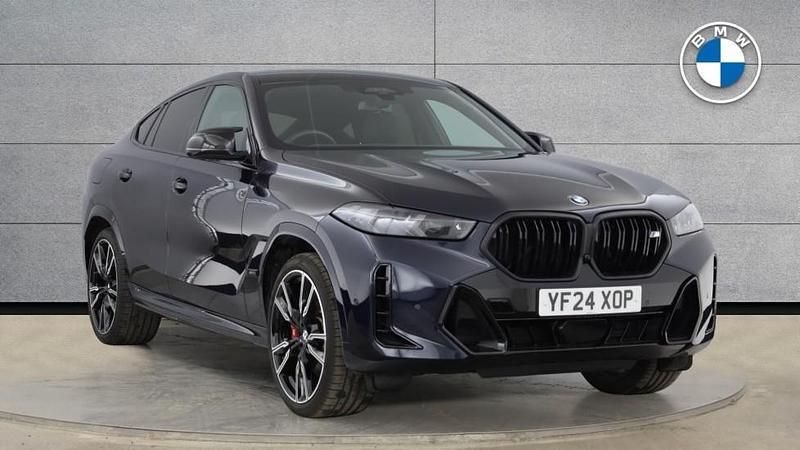 Black Used 2024 BMW X6 M Sport SUV | £73,985 - Image 1/4