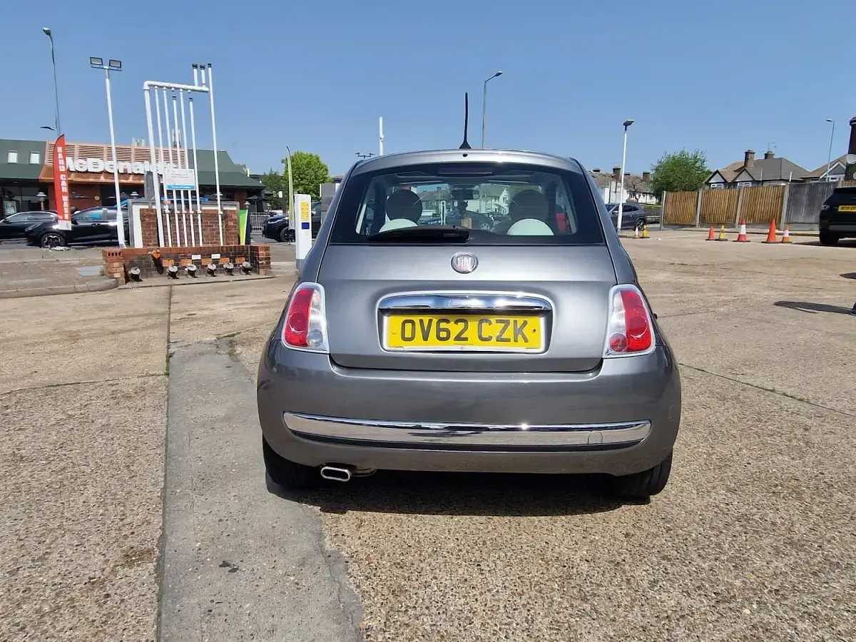 Used Fiat 500 Lounge 69 HP (50 kW) 2012 Grey Hatchback