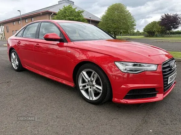 Used Audi A6 S-Line 218 HP (160 kW) 2016 Red Sedan