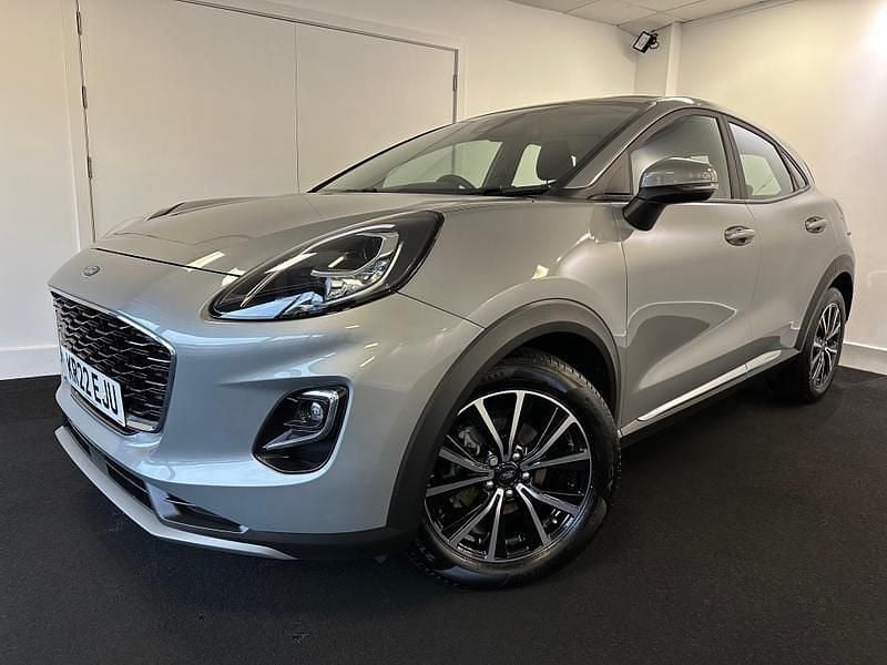 Solar silver Used 2022 Ford Puma Titanium SUV | £15,750 (Fair price) - Image 1/4