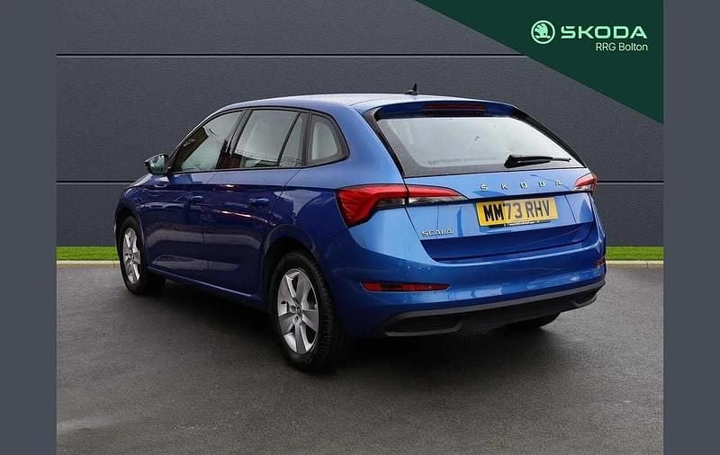 Used Skoda Scala SE 94 HP (69 kW) 2024 Race blue metallic Hatchback