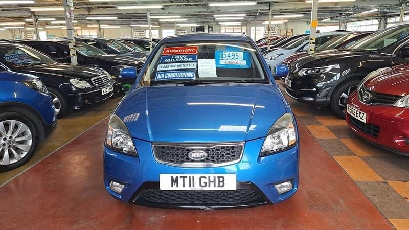 Used Kia Rio 2011 Blue Hatchback