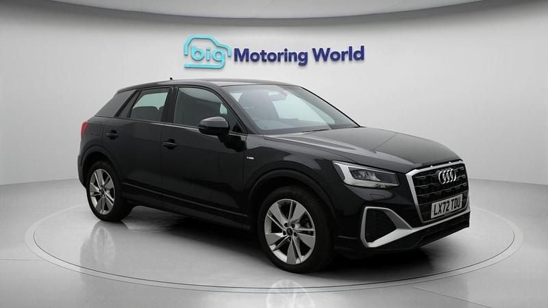 Black Used 2022 Audi Q2 S-Line SUV | £21,216 (Good price) - Image 1/4