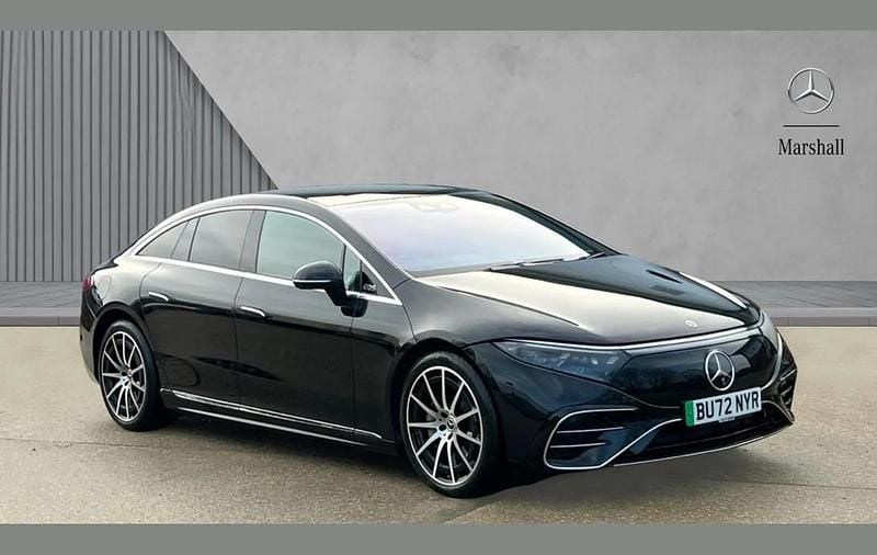 Black Used 2022 Mercedes EQS450+ AMG Line Premium Sedan | £43,600 (A bit pricey) - Image 1/4