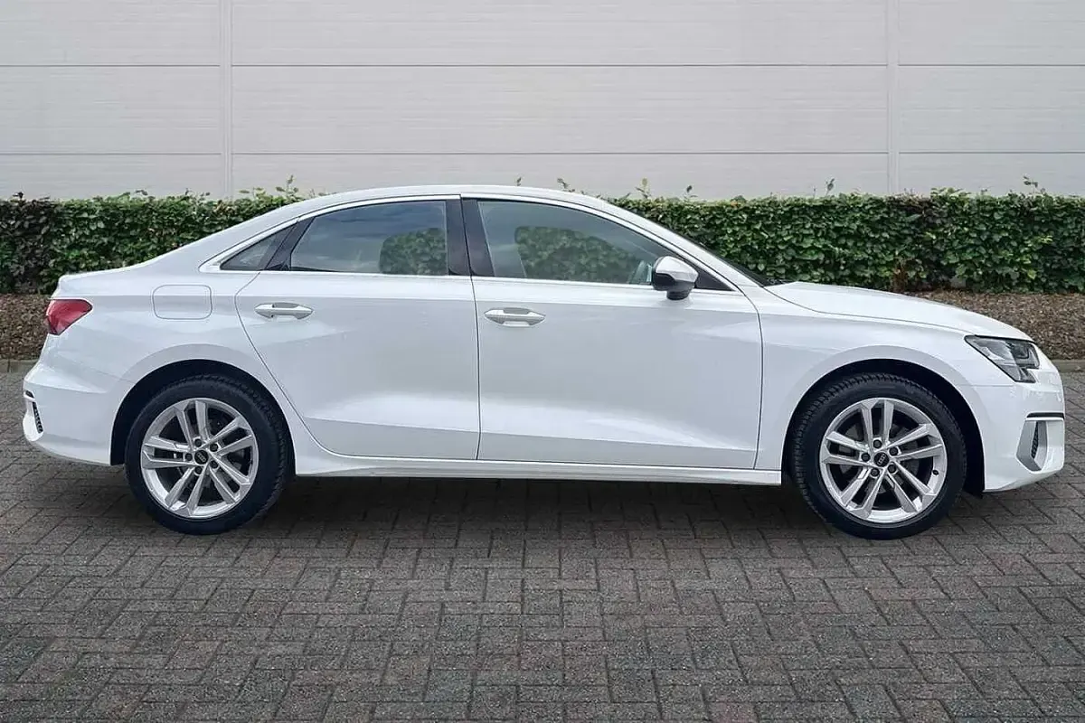 Used Audi A3 Sport 110 HP (80 kW) 2022 Ibis white Sedan