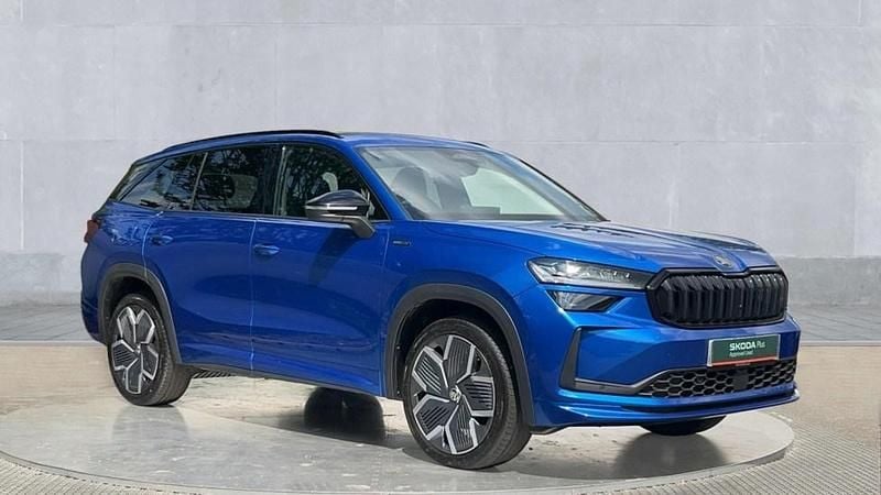 Blue Used 2024 Skoda Kodiaq SportLine SUV | £38,500 (A bit pricey) - Image 1/4