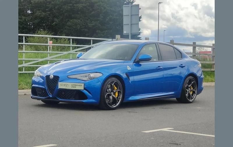 Used Alfa Romeo Giulia Quadrifoglio 510 HP (375 kW) 2022 Blue Sedan