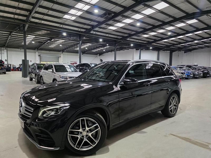 Black Used 2017 Mercedes GLC220 AMG line Estate | £14,480 (Fair price) - Image 1/4