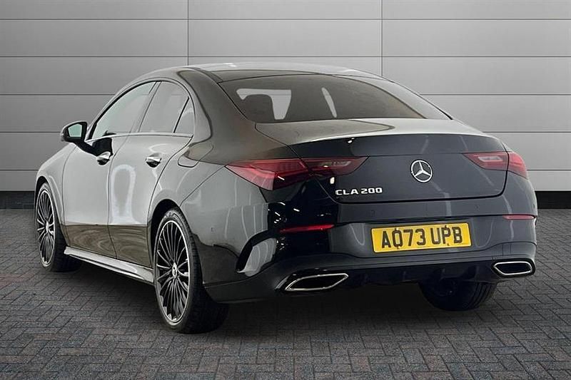 Used Mercedes CLA200 AMG Line Premium Plus 163 HP (119 kW) 2023 Cosmos black Sedan