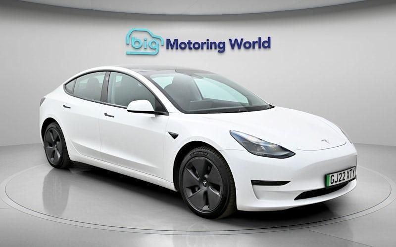 Used Tesla Model 3 Long Range AWD 366 kW (498 HP) 2022 White Sedan