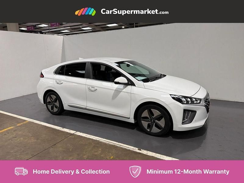 White Used 2021 Hyundai Ioniq Premium SE Sedan | £16,176 (Fair price) - Image 1/4