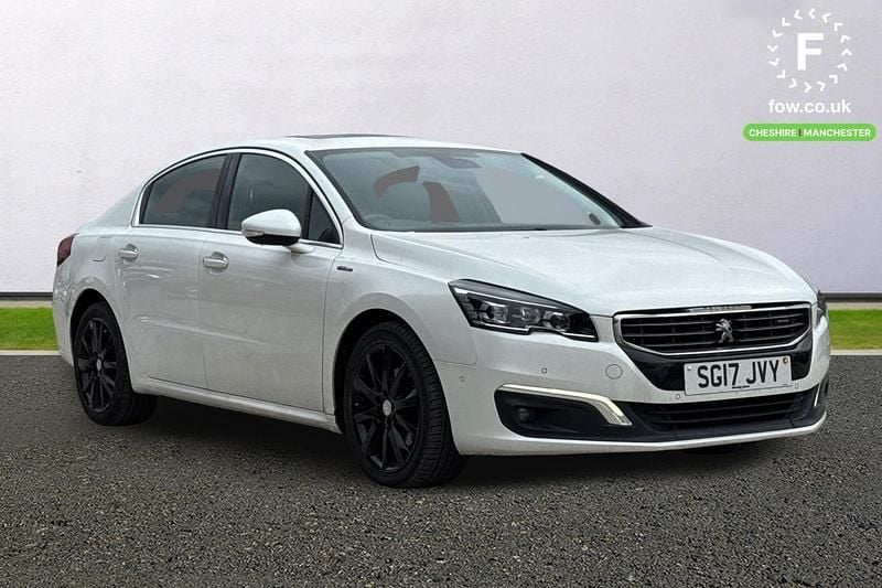 White Used 2017 Peugeot 508 GT-line Sedan | £8,399 (Good price) - Image 1/4