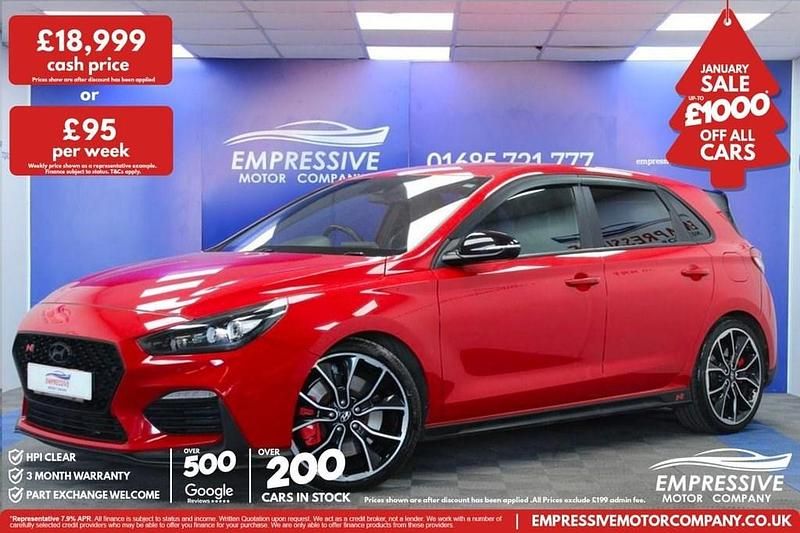 Red Used 2018 Hyundai i30 N Performance Hatchback | £18,999 (Fair price) - Image 1/4
