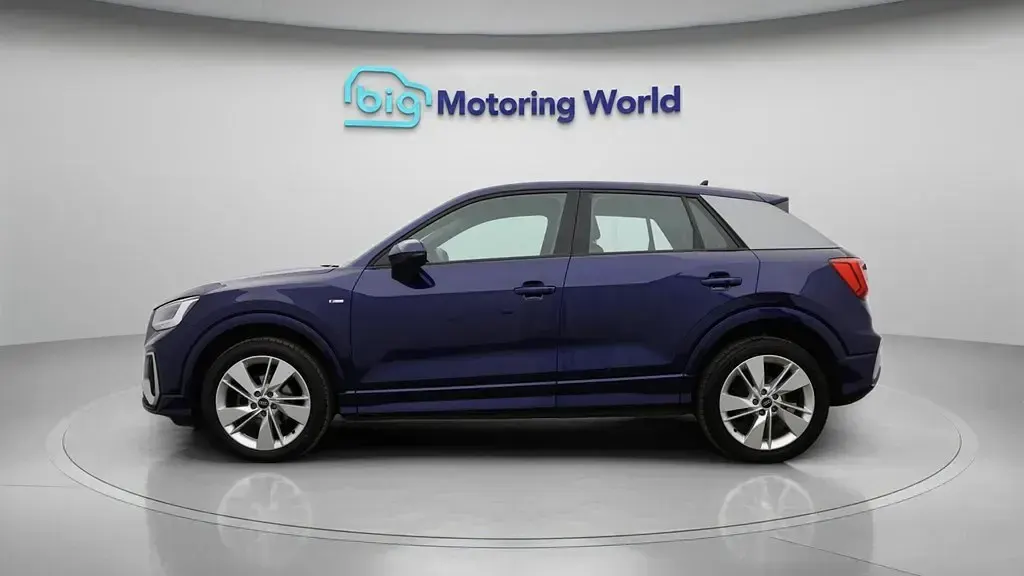 Begagnad Audi Q2 S-Line 150 HK (110 kW) 2022 Blå SUV