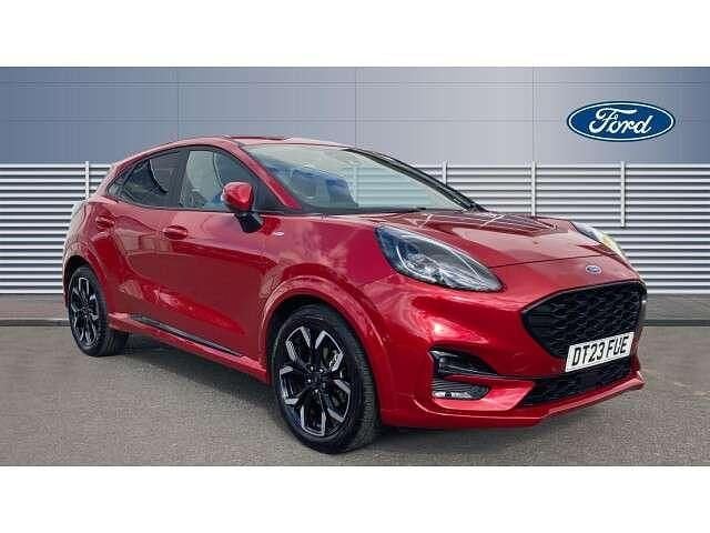 Red Used 2023 Ford Puma ST-Line X SUV | £17,410 (Fair price) - Image 1/4