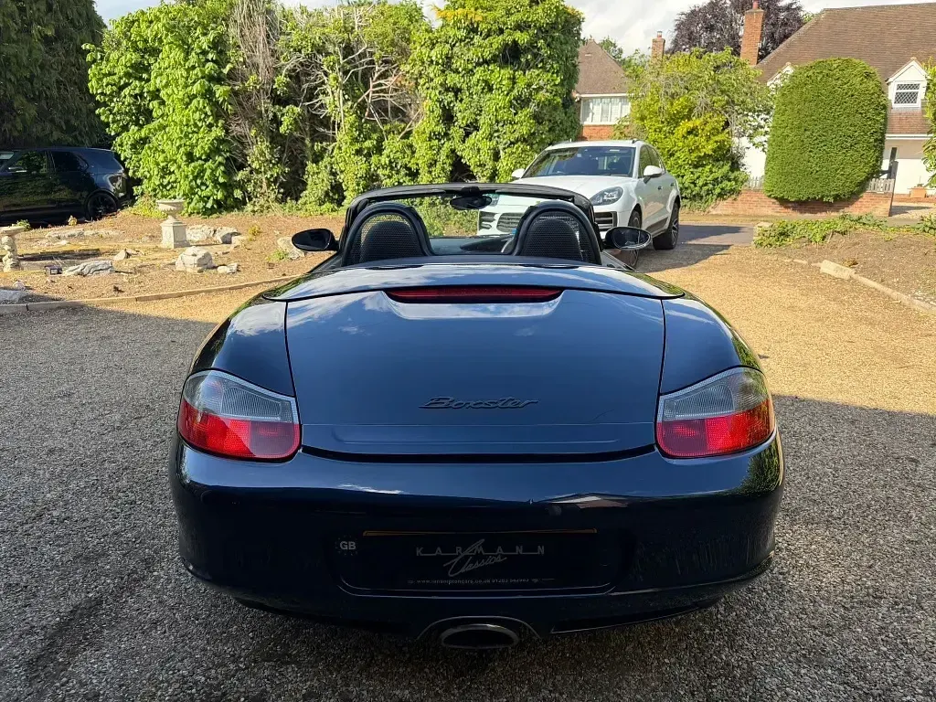 Used Porsche Boxster 2004 Blue Cabriolet