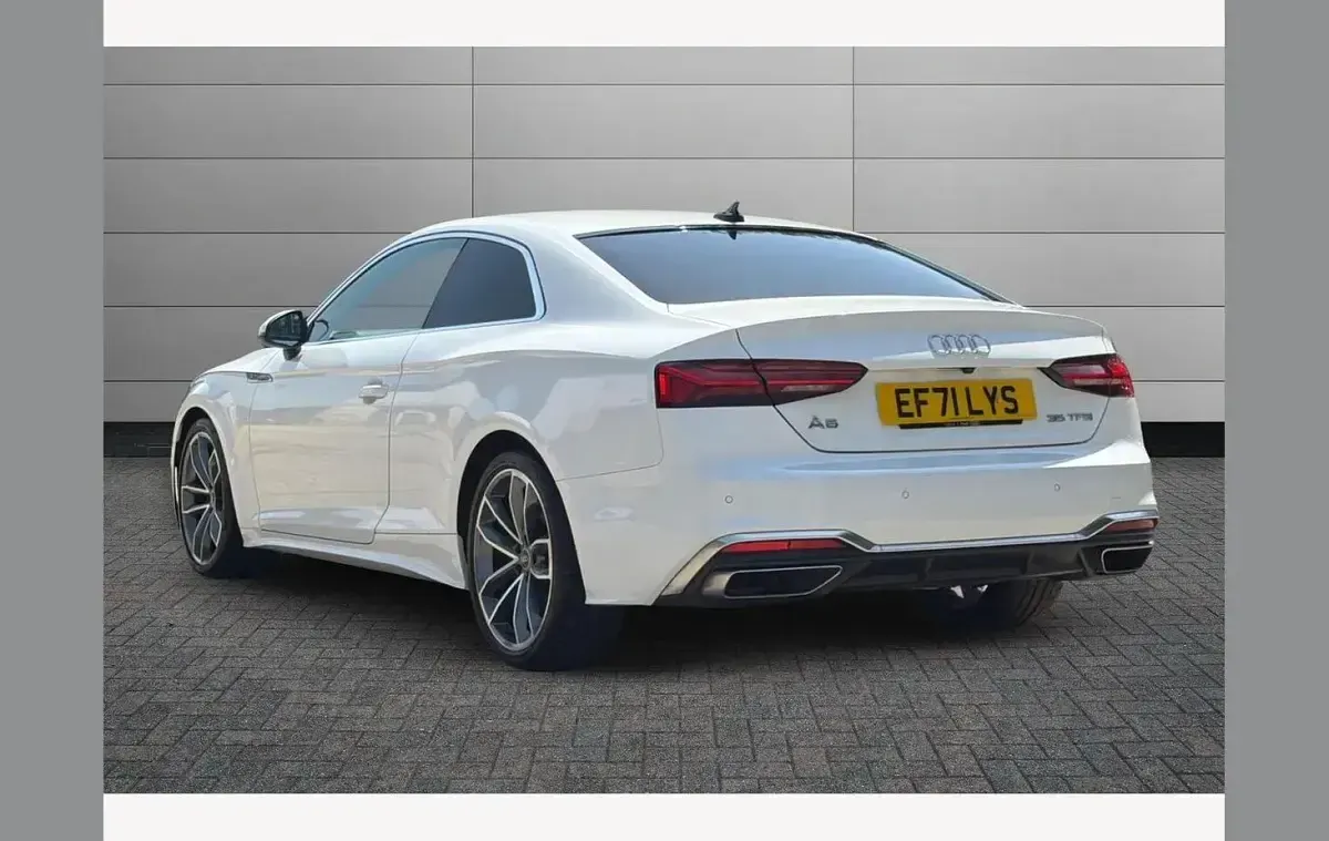 Used Audi A5 S-Line 150 HP (110 kW) 2022 White Coupe