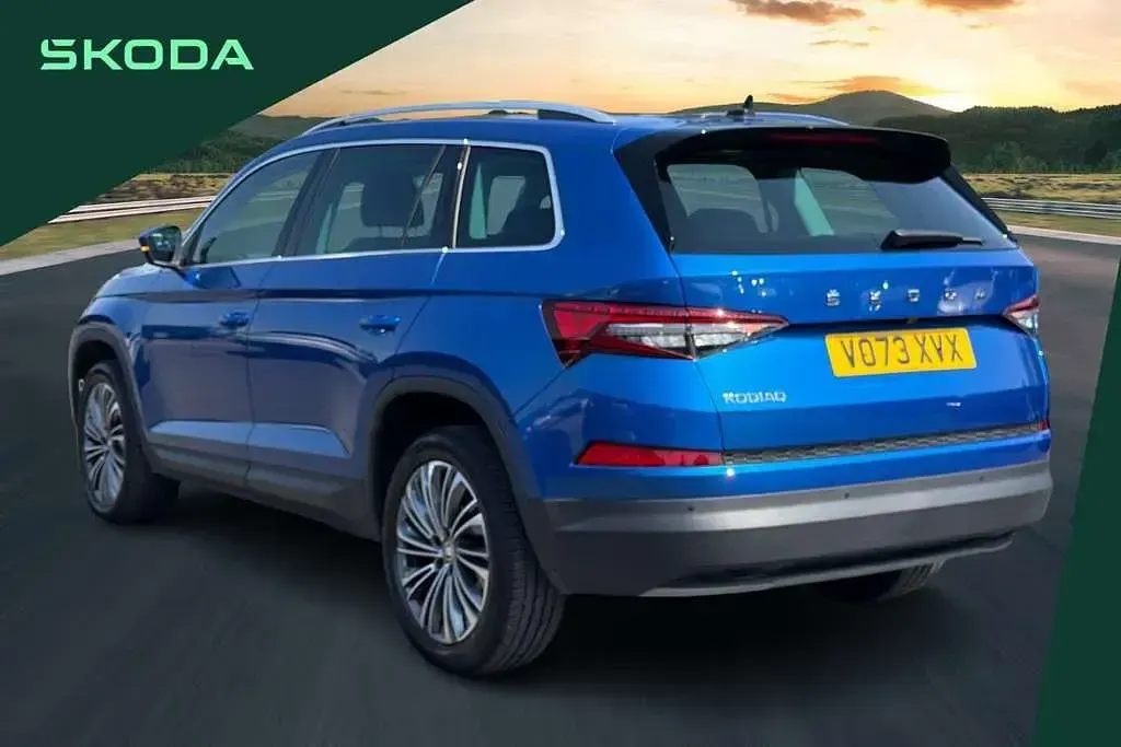Used Skoda Kodiaq SE L Executive 150 HP (110 kW) 2024 Blue SUV