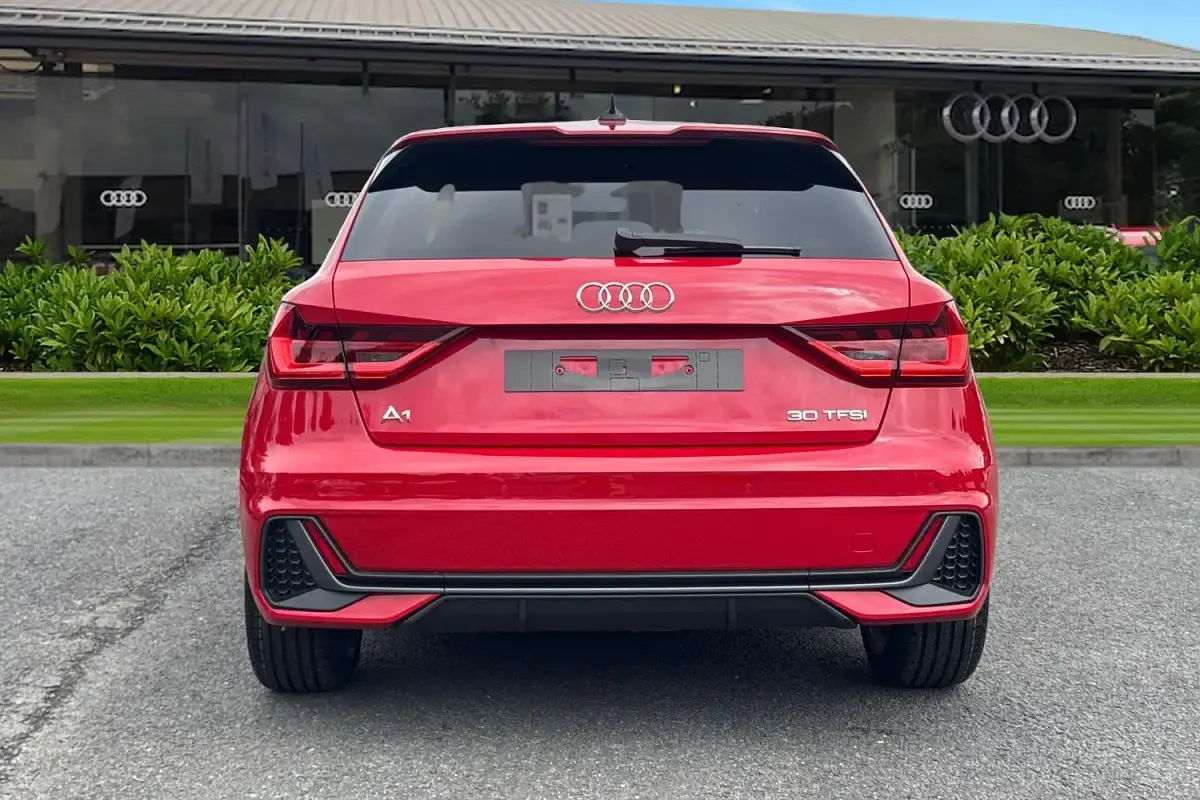 New Audi A1 Sportback S-Line 2026 Red Hatchback