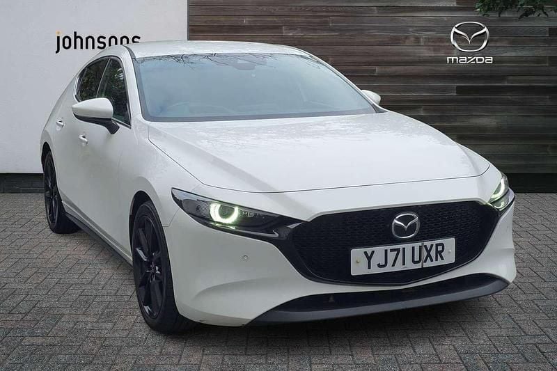 White Used 2021 Mazda 3 Inclusive Hatchback | £14,990 (Good price) - Image 1/4