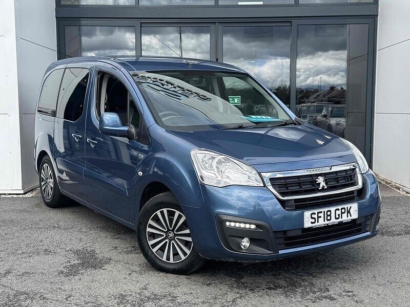 Blue Used 2018 Peugeot Partner Tepee Allure MPV | £8,495 (Fair price) - Image 1/3