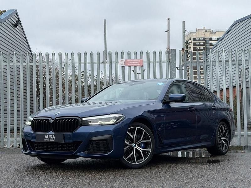 Used BMW 530e M Sport 2021 Blue Sedan