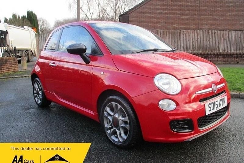 Used Fiat 500 S 69 HP (50 kW) 2015 Red Hatchback