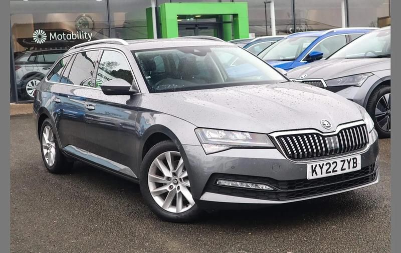 Used Skoda Superb SE Technology 147 HP (108 kW) 2022 Grey Estate