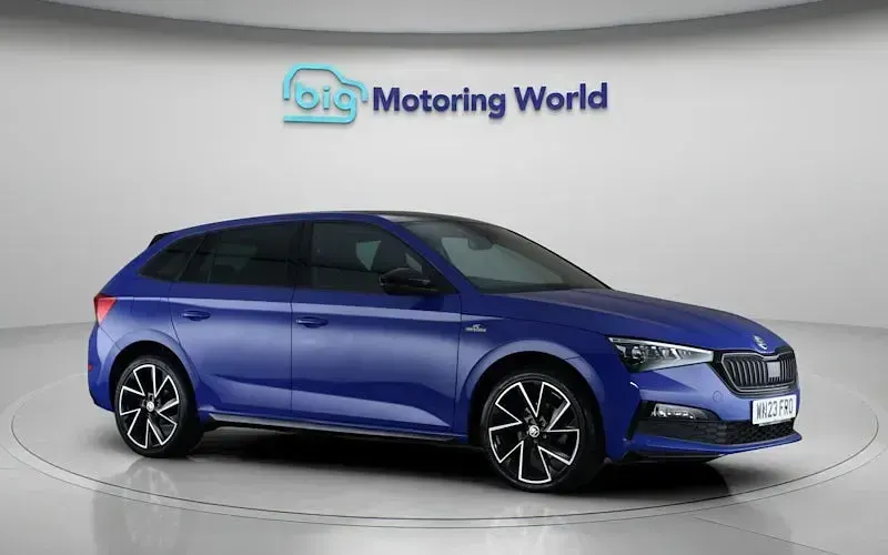 Used Skoda Scala Monte Carlo 150 HP (110 kW) 2023 Blue Hatchback