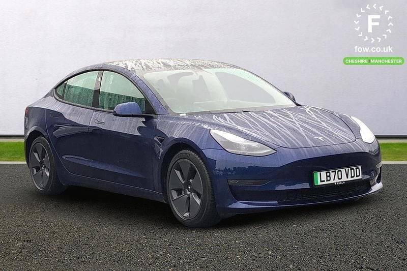 Blue Used 2020 Tesla Model 3 Long Range AWD Sedan | £20,699 (Fair price) - Image 1/4