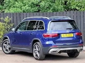 Used Mercedes GLB200 AMG line 163 HP (119 kW) 2021 Blue SUV