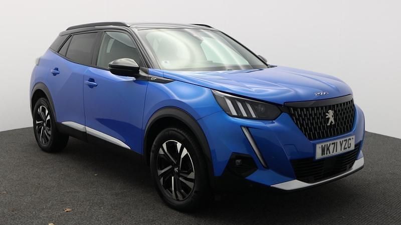Blue Used 2021 Peugeot 2008 GT SUV | £15,499 (Fair price) - Image 1/4